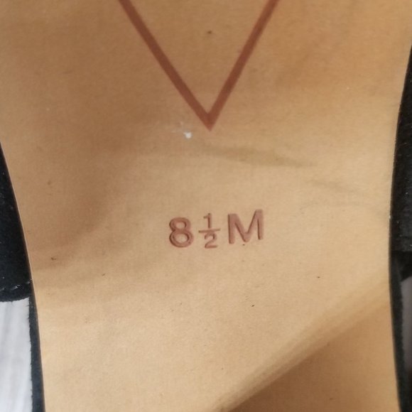 Halogen Zoey Slingback Sandal Black Suede Size 7.5 - Picture 10 of 11